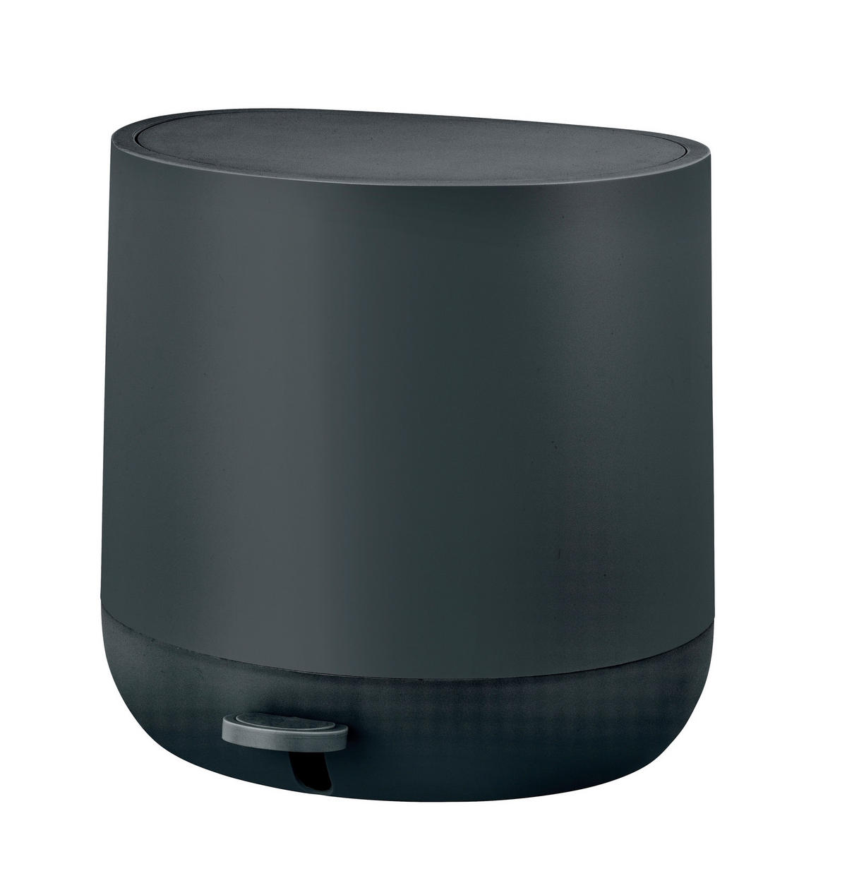 NÁŠĽAPNÝ ODPADKOVÝ KÔŠ, 4,5 l - čierna, Basics, keramika (26/26/24cm) - Schöner Wohnen