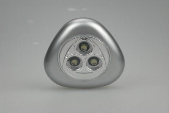 UKRASNA LED LAMPA - prozirna/srebrna, Osnovno, plastika (6,5/2,6/6,7cm)