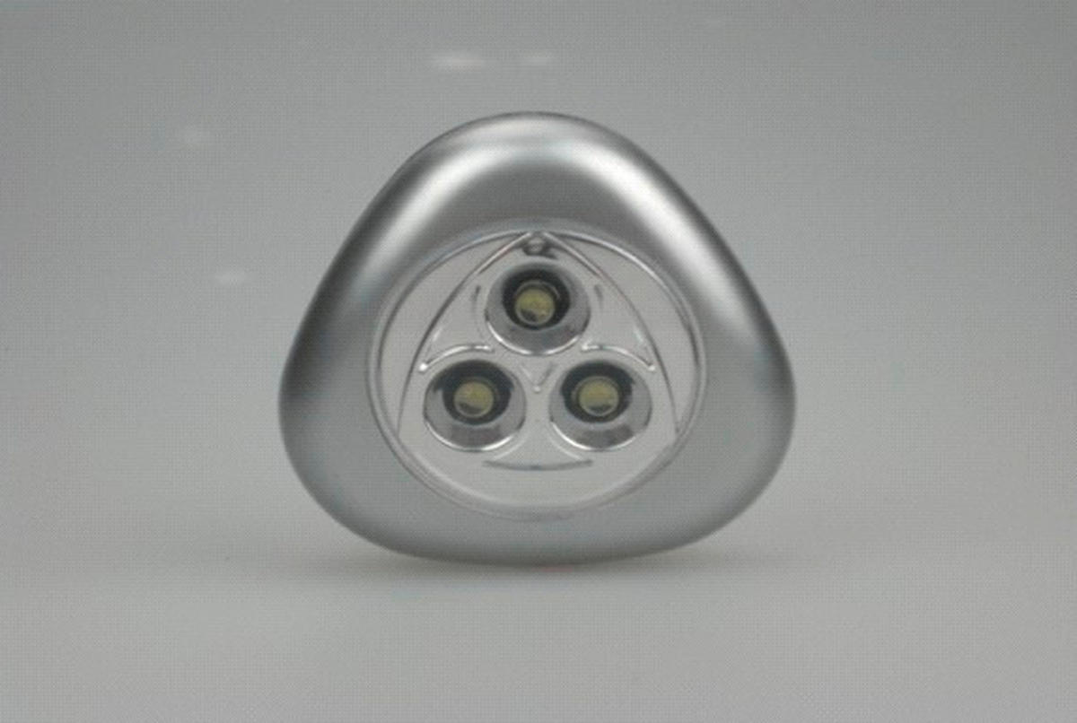 UKRASNA LED LAMPA - prozirna/srebrna, Osnovno, plastika (6,5/2,6/6,7cm)