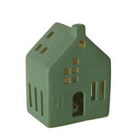 DEKOHAUS  - Grün, Basics, Keramik (10/7,5/14cm) - Boltze Home