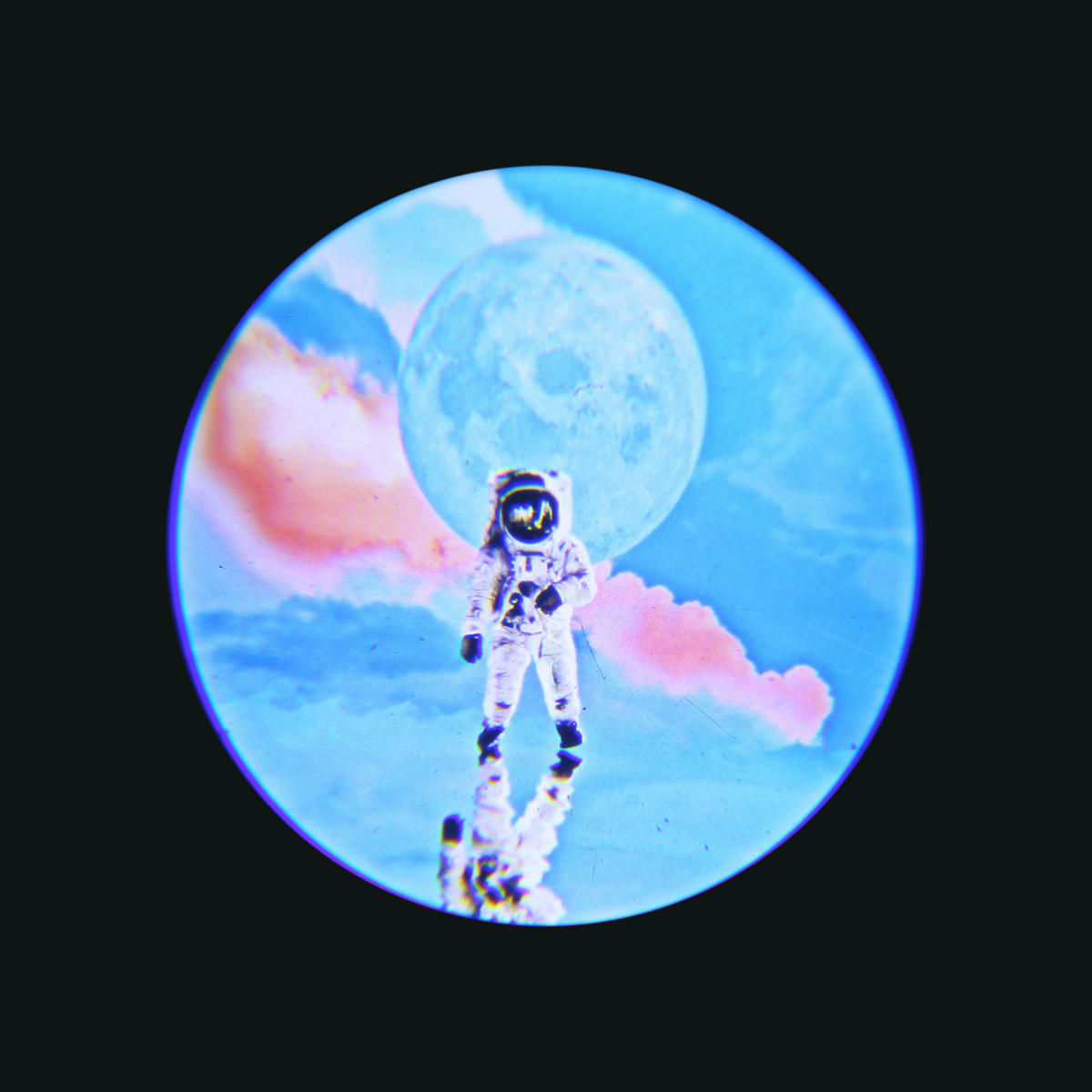 LED-DEKOLEUCHTE 9,5/7/18,5 cm   - Blau/Rot, Trend, Kunststoff (9,5/7/18,5cm) - Globo