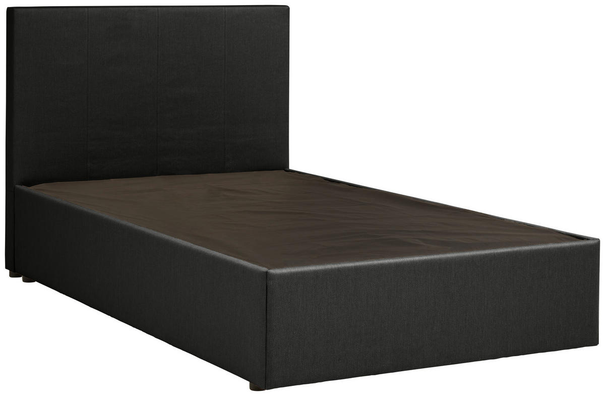 BOXBETT 120/200 cm  in Grau  - Schwarz/Grau, Konventionell, Holz/Holzwerkstoff (120/200cm) - P & B
