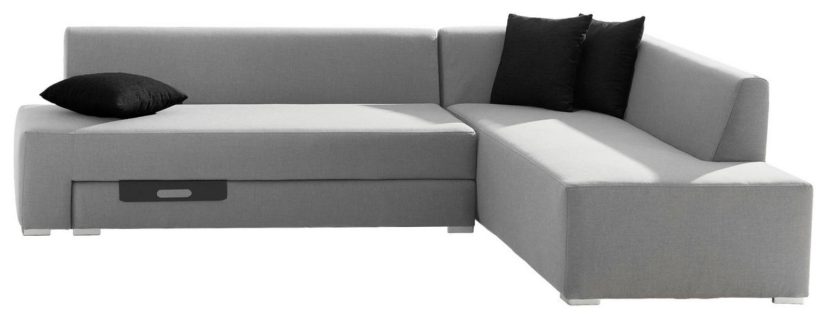 LOUNGEGARNITUR  - Grau, Basics, Textil (300/150/70cm) - Gardenson