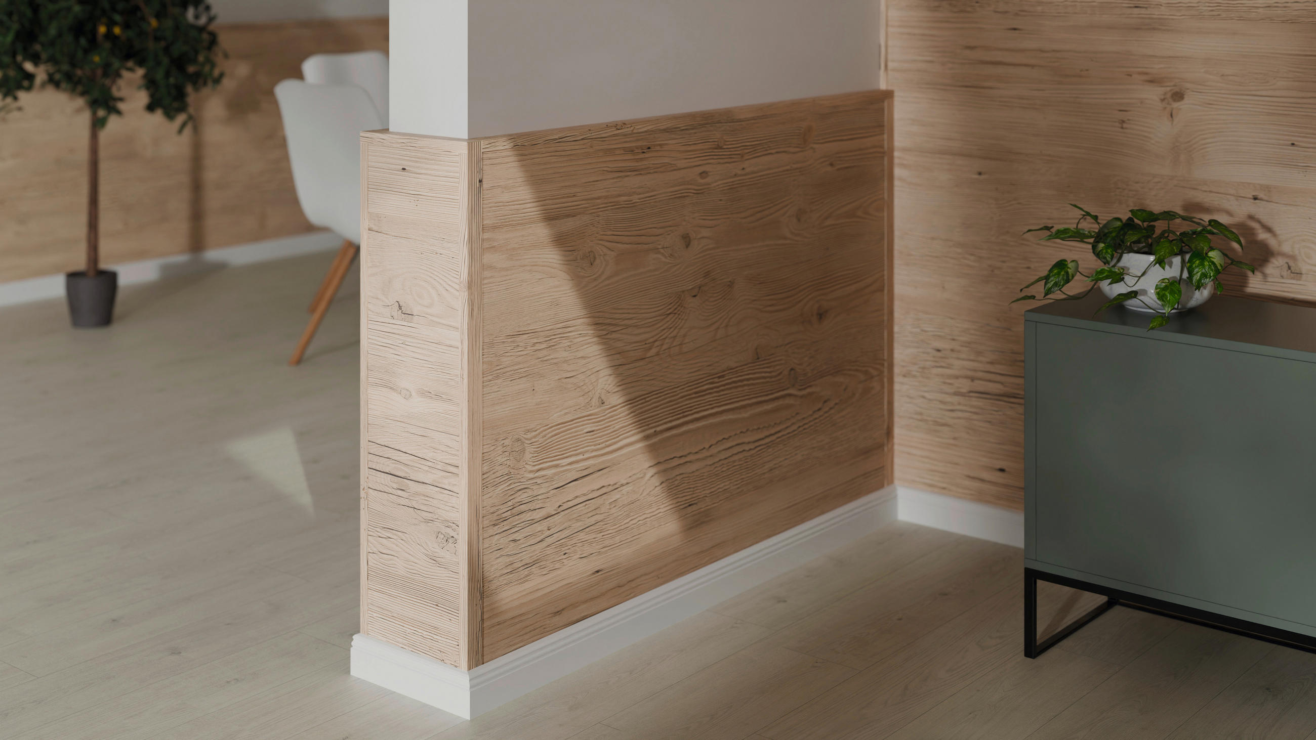 Winkelleiste Fichte Fichtefarben  - Fichtefarben, Design, Naturmaterialien (240/2.2/4.5cm) - Egger Holzwerkstoffe