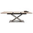 ESSTISCH in Holz, Metall 140(190)/100/77 cm - Edelstahlfarben/Eichefarben, Design, Holz/Metall (140(190)/100/77cm) - Dieter Knoll ESSTISCH in Holz, Metall 140(190)/100/77 cm - Edelstahlfarben/Eichefarben, Design, Holz/Metall (140(190)/100/77cm) - Dieter Knoll