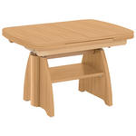 COUCHTISCH Kernbuche furniert 90-131/65/56-75 cm rechteckig Buchefarben  - Buchefarben, KONVENTIONELL, Holzwerkstoff (90-131/65/56-75cm) - Venda