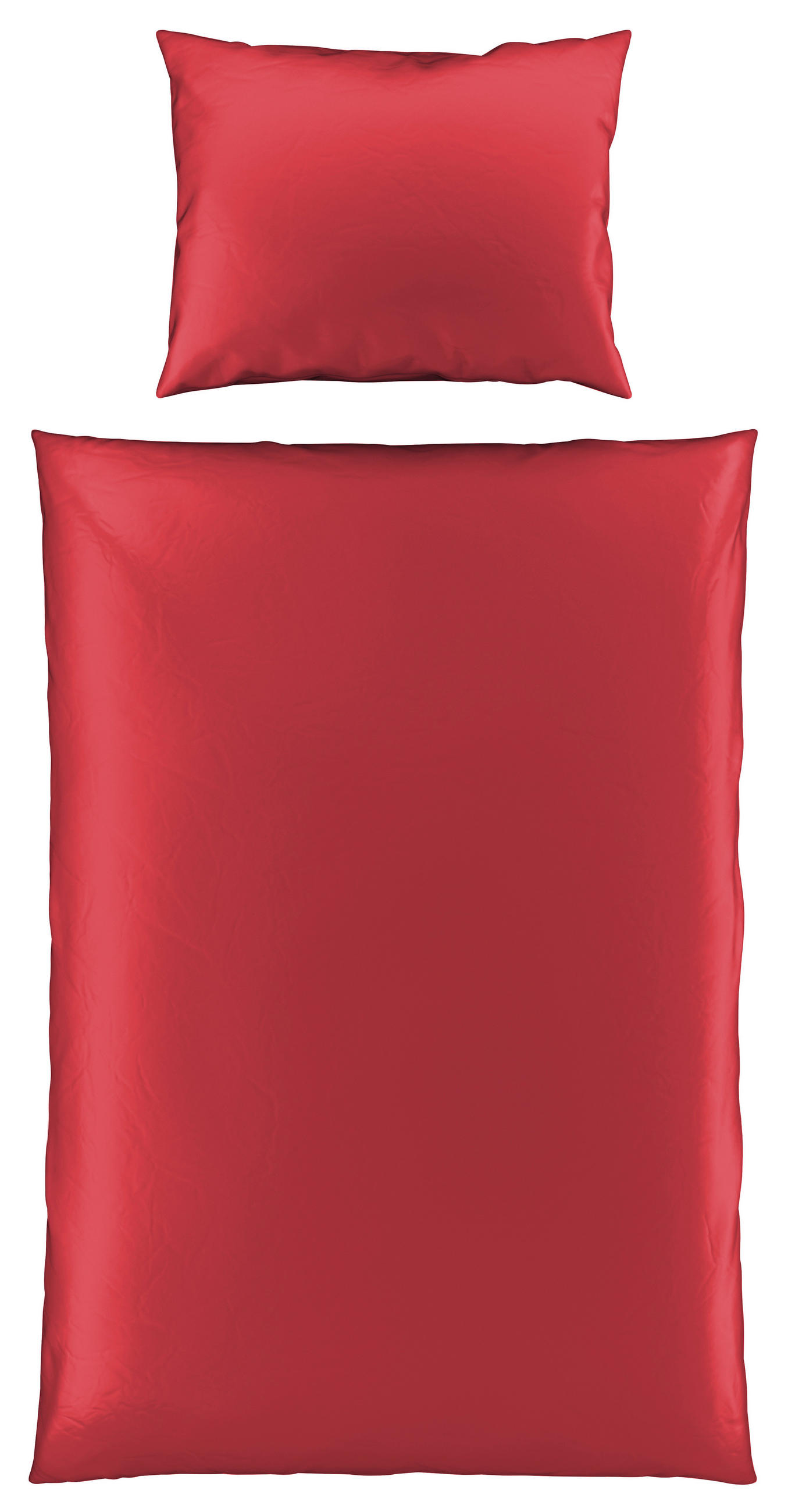 Satin Bettwäsche 140x200 cm Lydia Bordeaux