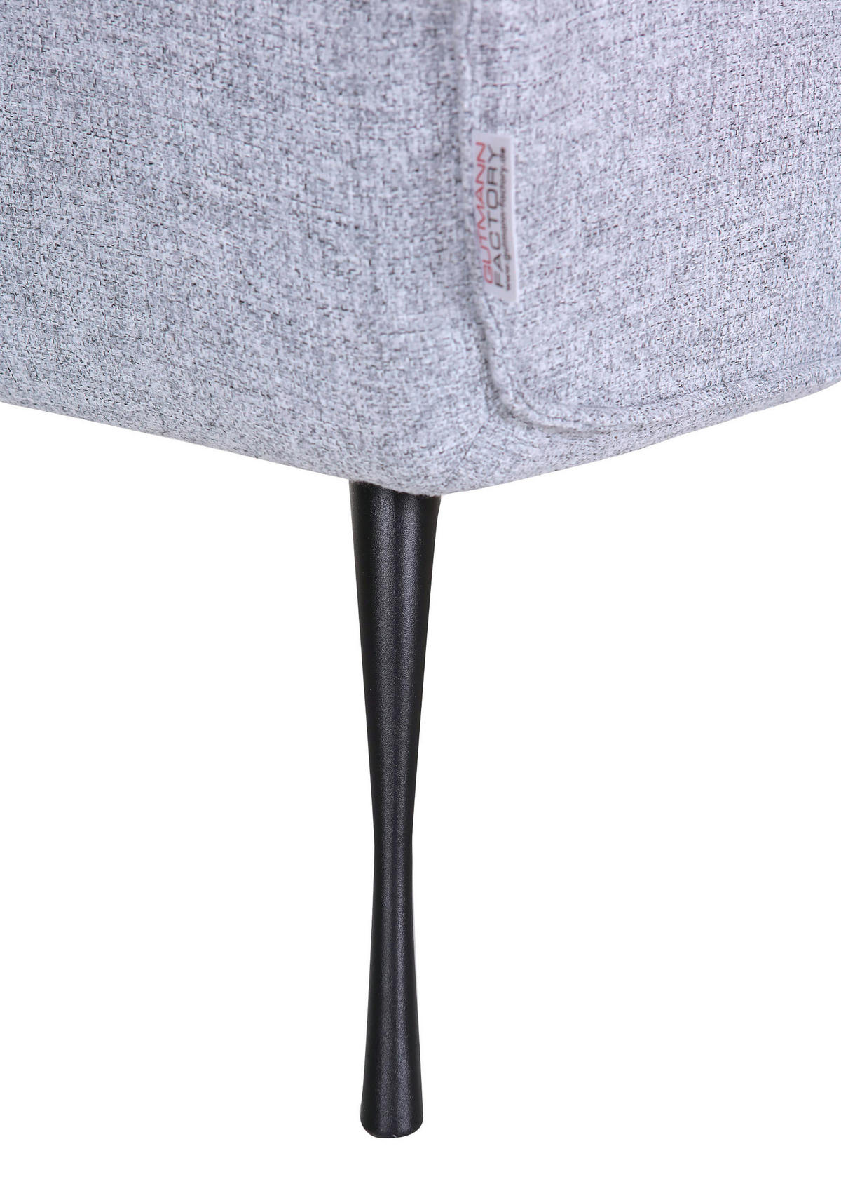 PALL i textil ljusgrå  - ljusgrå/svart, Design, metall/textil (60/49/53cm)