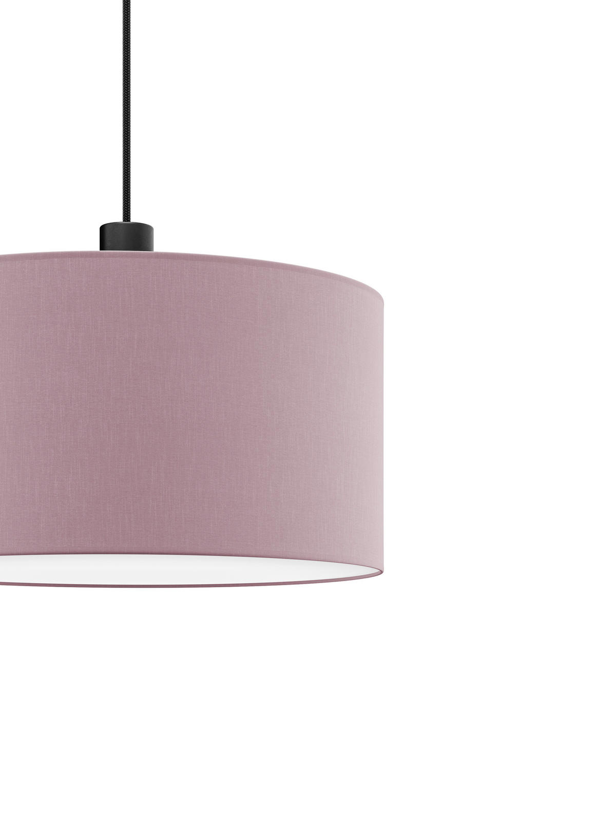 FÜGGŐLÁMPA 50/130 cm  - orgona, Basics, műanyag/textil (50/130cm)