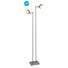 LED-STEHLEUCHTE - Chromfarben/Eichefarben, KONVENTIONELL, Holz/Metall (41/140cm) LED-STEHLEUCHTE - Chromfarben/Eichefarben, KONVENTIONELL, Holz/Metall (41/140cm)