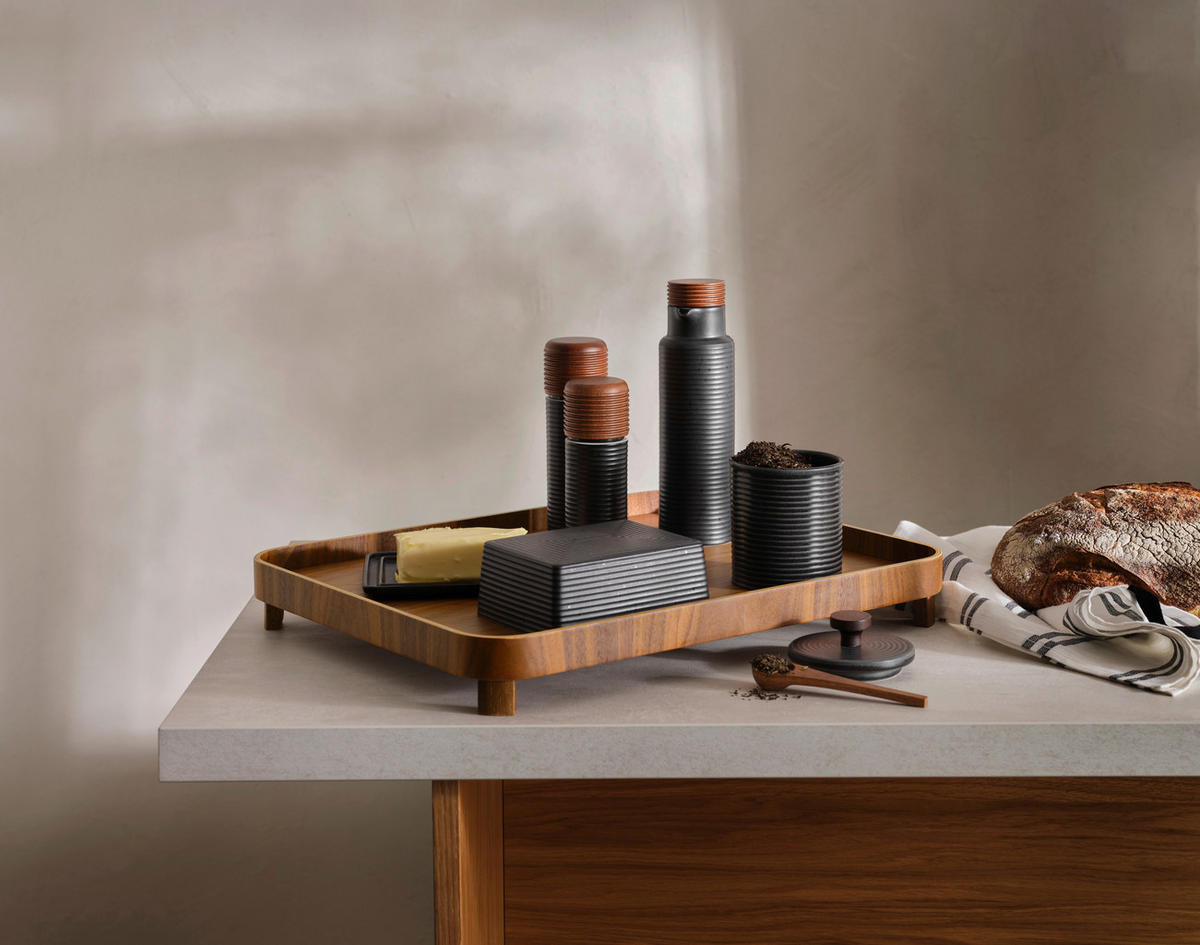 SALZ- ODER PFEFFERMÜHLE KITCHEN`ART COPPA KURO  - KONVENTIONELL, Keramik (5,4/17,2cm) - ASA
