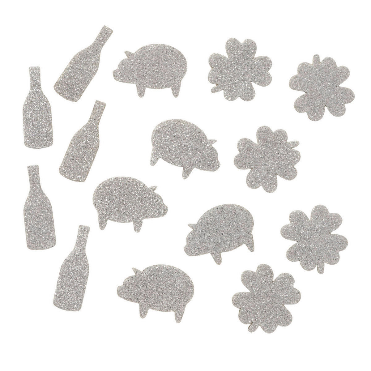 STREUDEKO - Silberfarben, Basics, Textil (3/2,5/3,5cm)