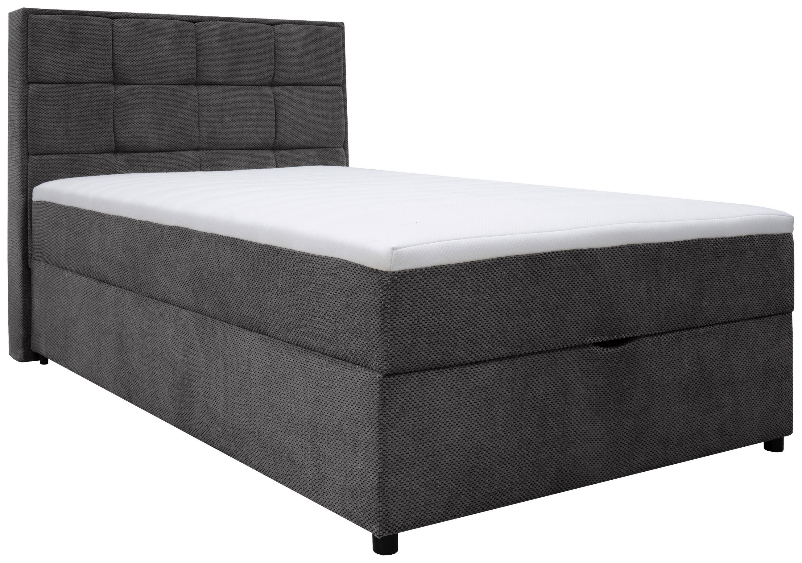 BOXBETT 140/200 cm,  in Anthrazit, Bettkasten,  - Anthrazit, MODERN, Holz/Holzwerkstoff (140/200cm) - MID.YOU