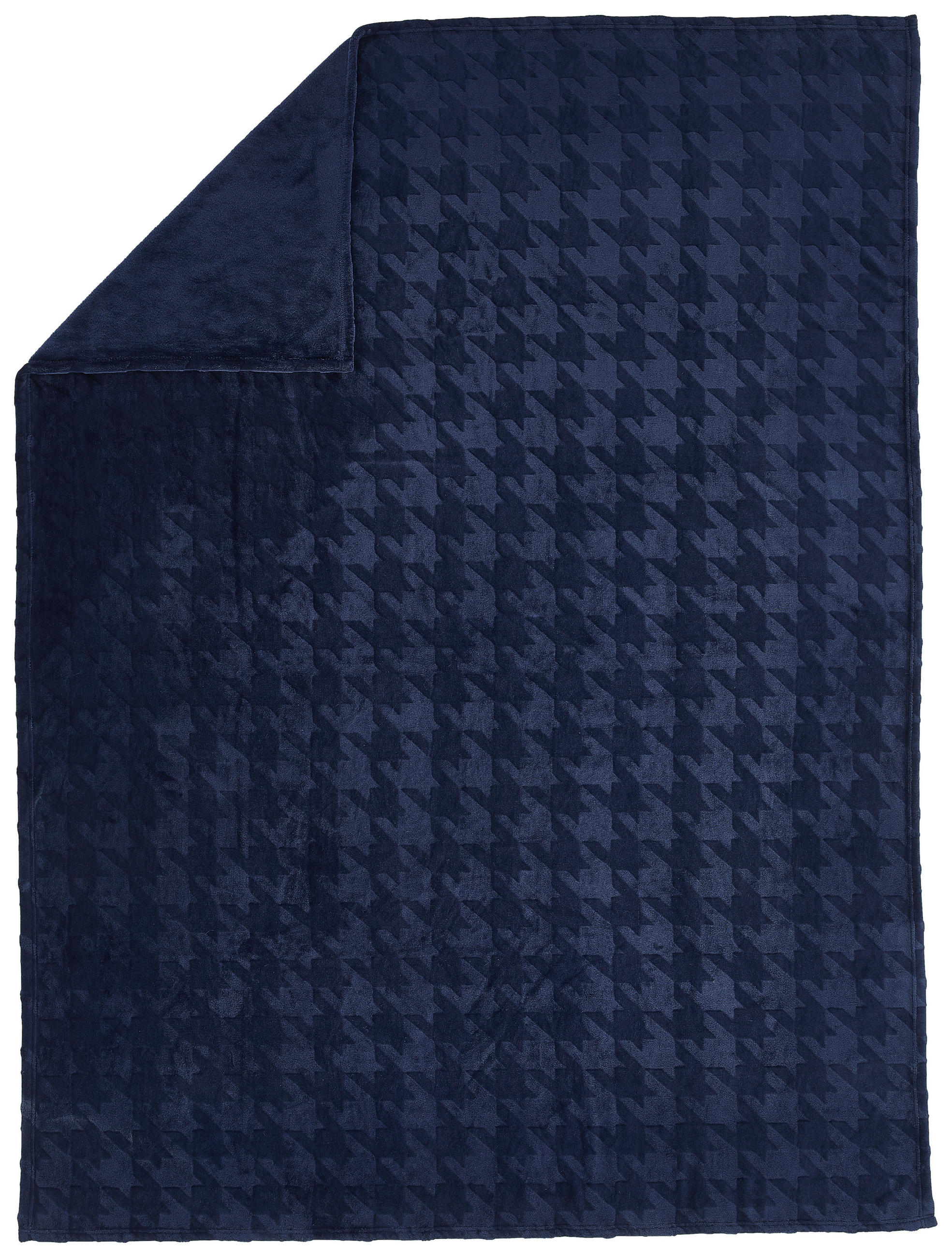 WOHNDECKE 150/200 cm  - Dunkelblau, Textil (150/200cm) - Dieter Knoll