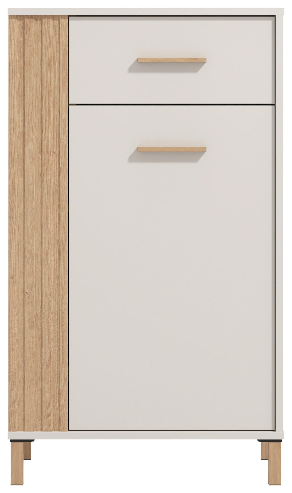 GARDEROBE 5-teilig  in 220/192,5/40 cm  - Kaschmir/Eiche Artisan, Basics, Glas/Holzwerkstoff (220/192,5/40cm) - Carryhome