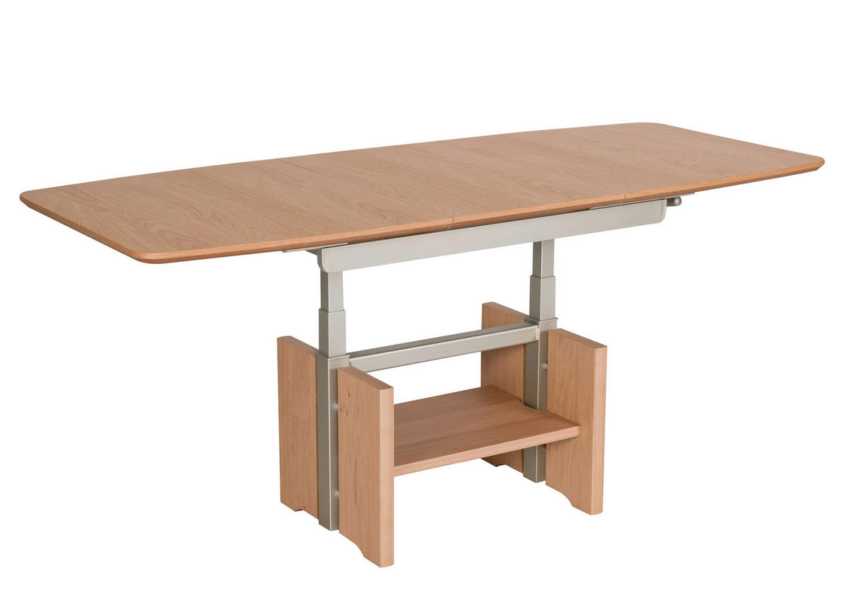 COUCHTISCH Eiche furniert 120/70/54 cm rechteckig Eichefarben  - Eichefarben, KONVENTIONELL, Holz (120/70/54cm) - Venda