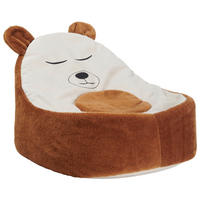 Fotoliu Puf 120 L  - maro/bej, Design, textil (65l) - Carryhome