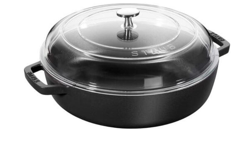 BRÄTER Staub Braisers  - Schwarz, Basics, Glas/Metall - Staub