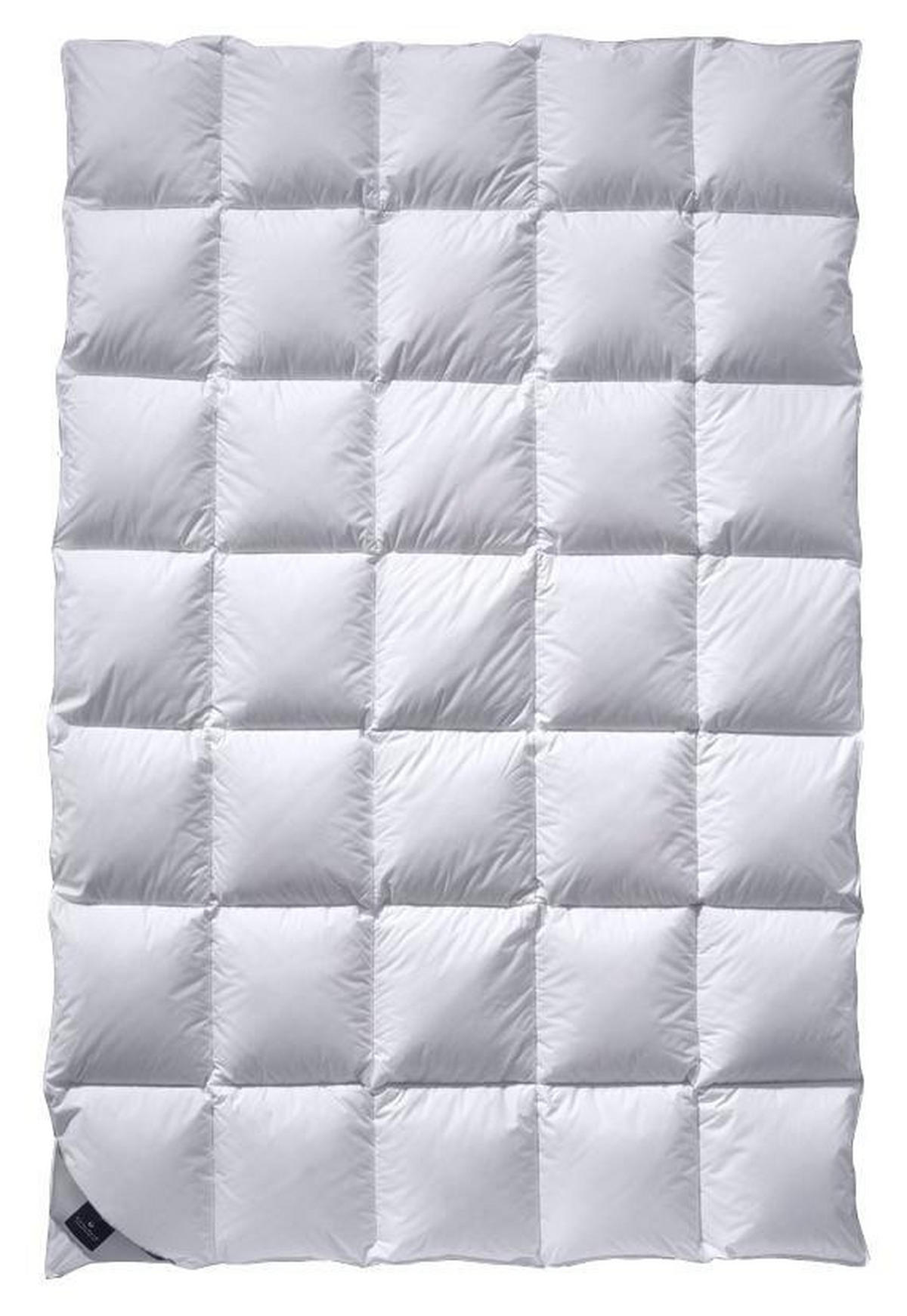 CELOROČNÍ PŘIKRÝVKA, 140/220 cm, prachové peří - bílá, Natur, textil (140/220cm) - Billerbeck