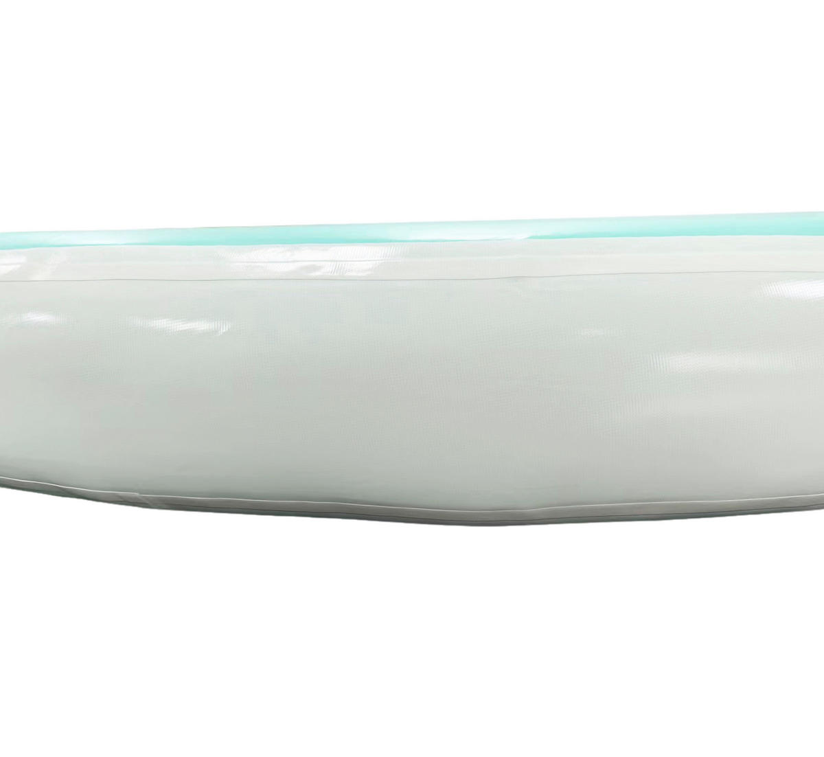 GYMNASTIKMATTE AIR SPORT  - Türkis/Weiß, MODERN, Kunststoff (200/20/200cm)