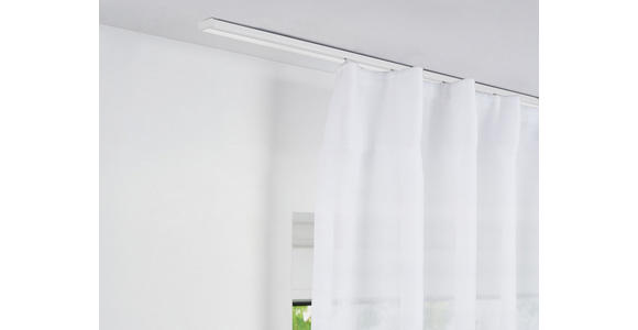 VORHANGSCHIENE - Weiß, Basics, Metall (150cm) - Homeware