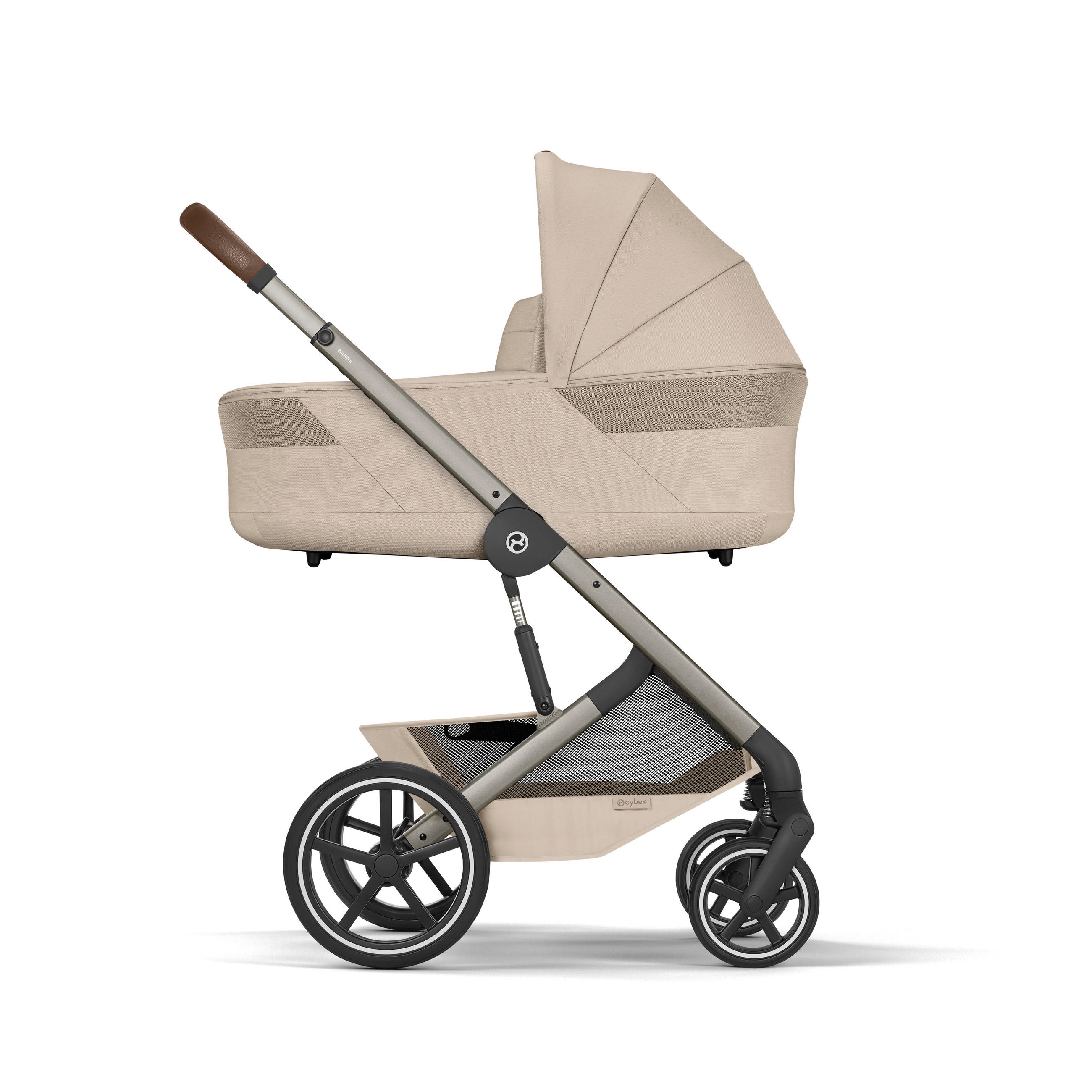 KOMBINIRANA DJEČJA KOLICA  Balios S inkl. Cot S  - bež/taupe, Basics, tekstil/metal (87/60/108cm) - cybex GOLD
