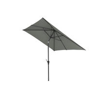 SONNENSCHIRM  250/200 cm  - Anthrazit/Olivgrün, KONVENTIONELL, Textil/Metall (250/200cm) - Siena Garden