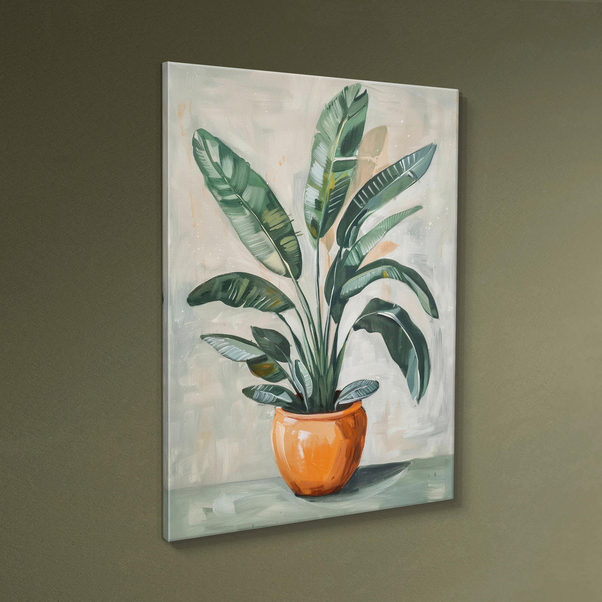 LEINWANDBILD Pflanzen 60/80 cm  - Multicolor, Basics, Holz/Textil (60/80cm)