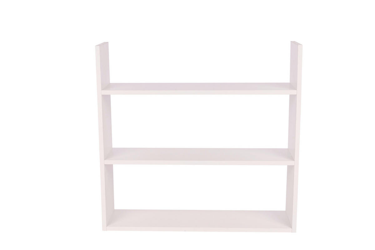 WANDREGAL  - Weiß, Basics, Holzwerkstoff (70/18/67cm)