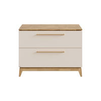 KOMODA ZA PREVIJANJE  Stiene  - boje hrasta/bež, Basics, drvni materijal (123,30/92,10/57,20cm) - Paidi