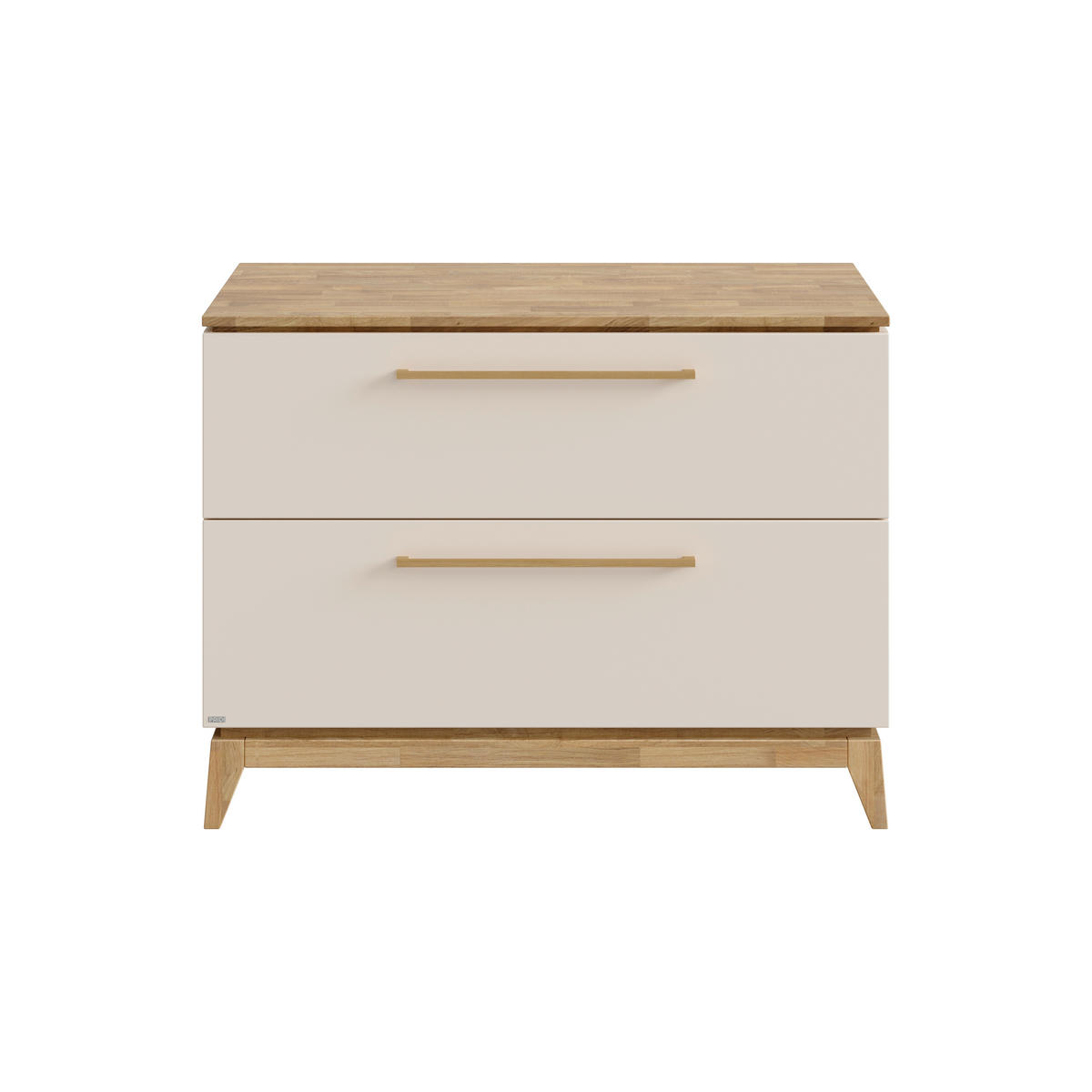 KOMODA ZA PREVIJANJE  Stiene  - boje hrasta/bež, Basics, drvni materijal (123,30/92,10/57,20cm) - Paidi