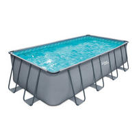 POOL-SET PGP41809522-AN 274/132/549 cm  - Anthrazit, KONVENTIONELL, Kunststoff/Metall (274/132/549cm)