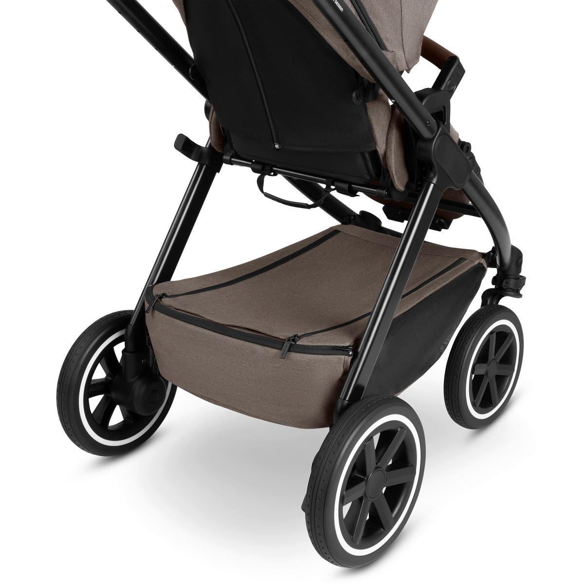 KINDERWAGEN  Samba 2  Nature  - Graubraun/Schwarz, Basics, Textil/Metall (60/108/88cm) - ABC Design
