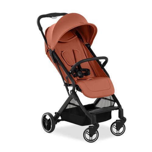 BUGGY TRAVEL N CARE PLUS  - Rostfarben/Schwarz, Basics, Textil/Metall (81/51,5/105cm) - Hauck
