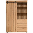 HIGHBOARD in 120/182/43 cm - Eichefarben/Schwarz, LIFESTYLE, Holzwerkstoff/Kunststoff (120/182/43cm) - Landscape