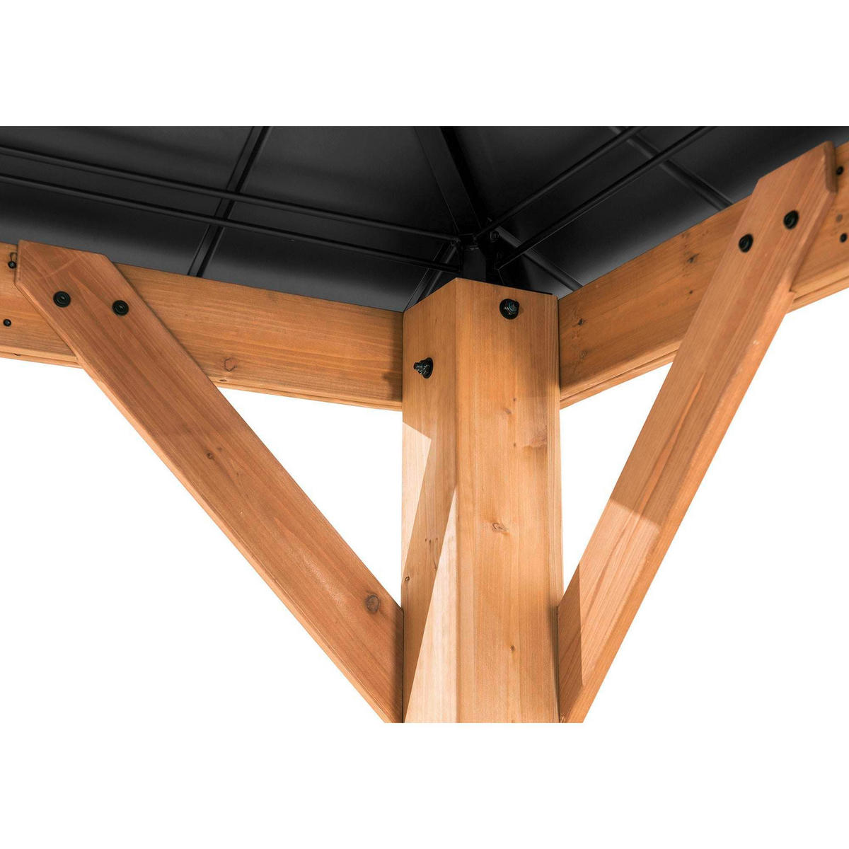 PAVILLON 393,5/286,5/335,5 cm   - Anthrazit, Basics, Holz/Kunststoff (393,5/286,5/335,5cm)