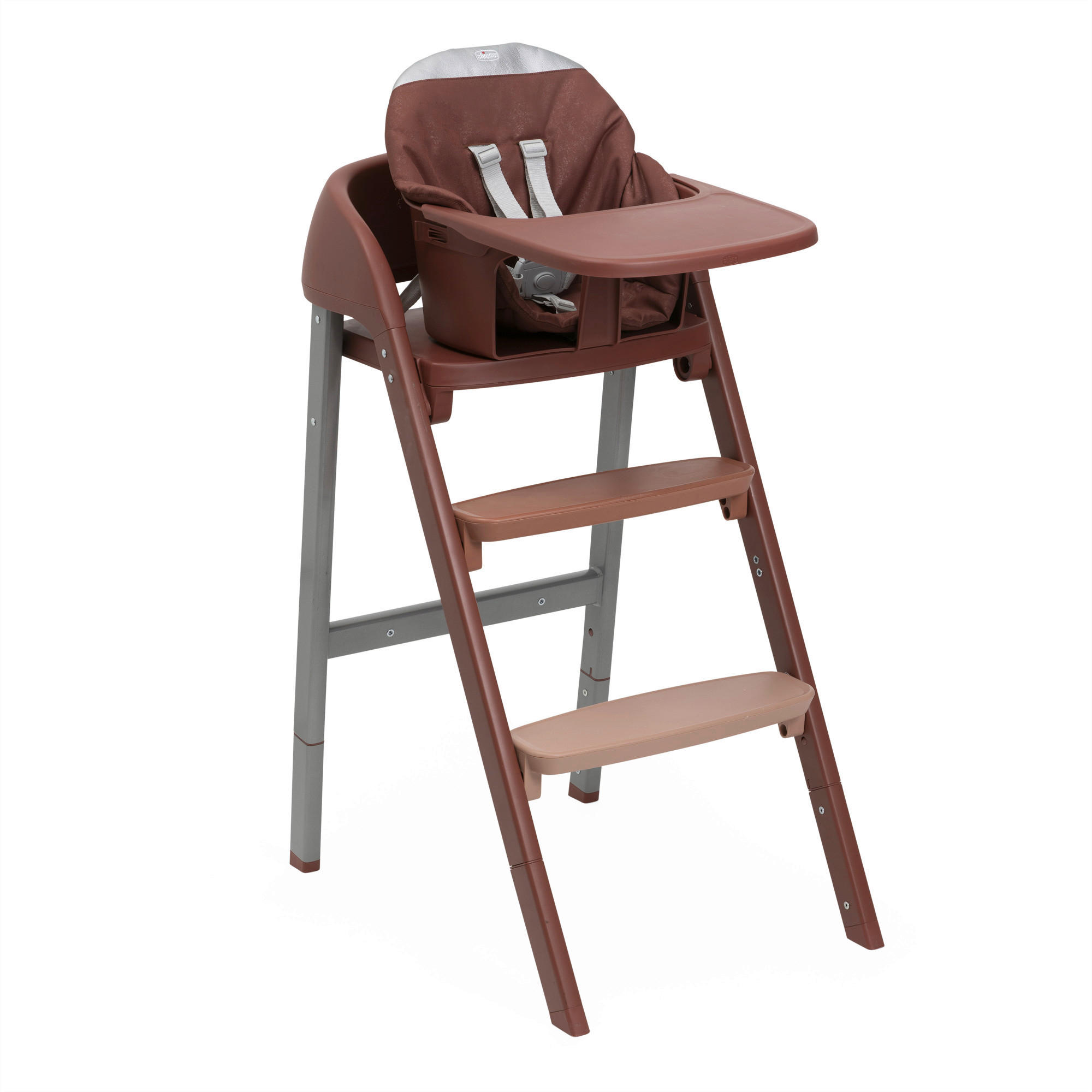 HOCHSTUHL CRESCENDO UP Rotbraun  - Rotbraun, Basics, Kunststoff/Metall (45/85/102/65cm) - Chicco
