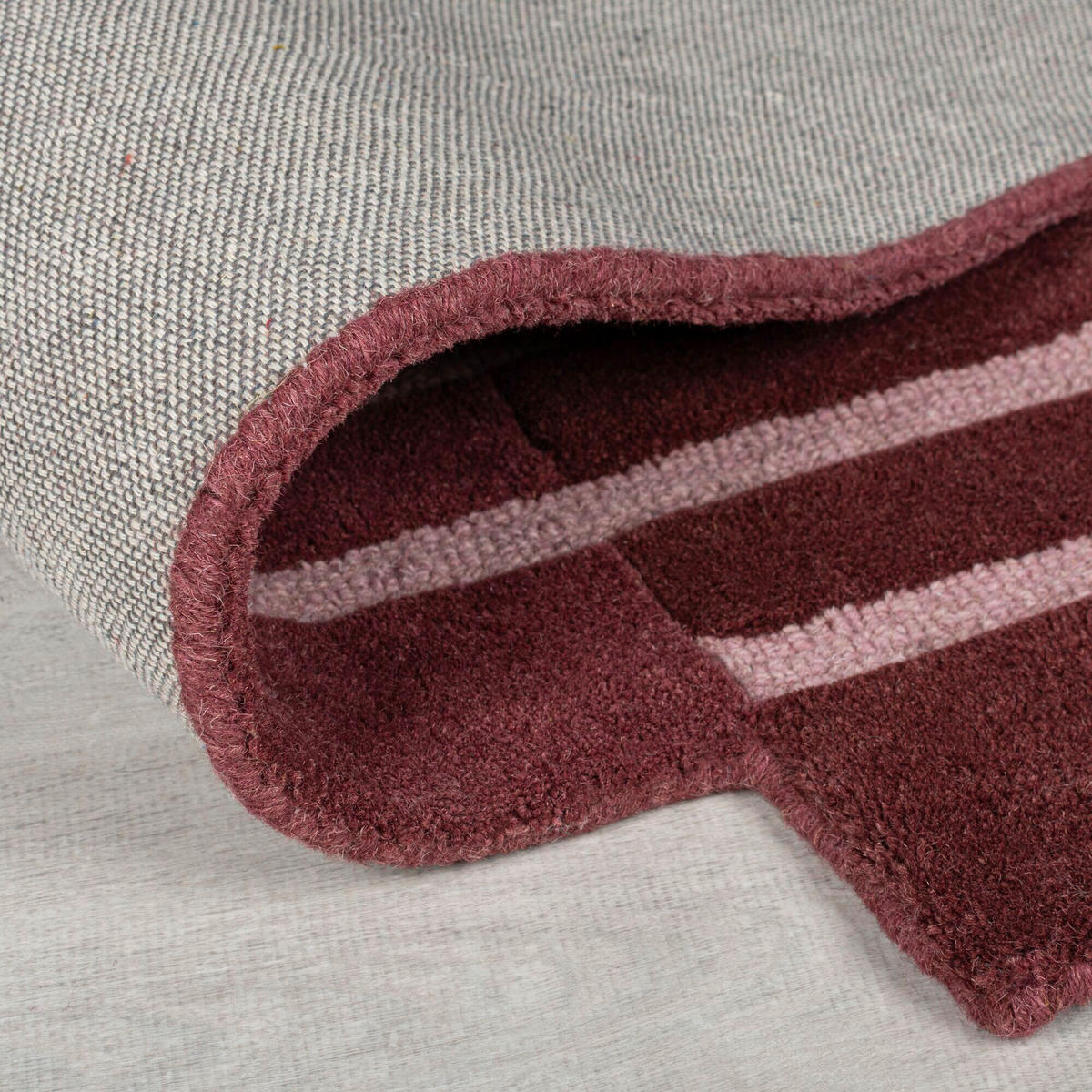WOLLTEPPICH 150/240 cm SPLIT OMBRE SHAPED Rot  - Rot, Trend, Textil (150/240cm) - Xora