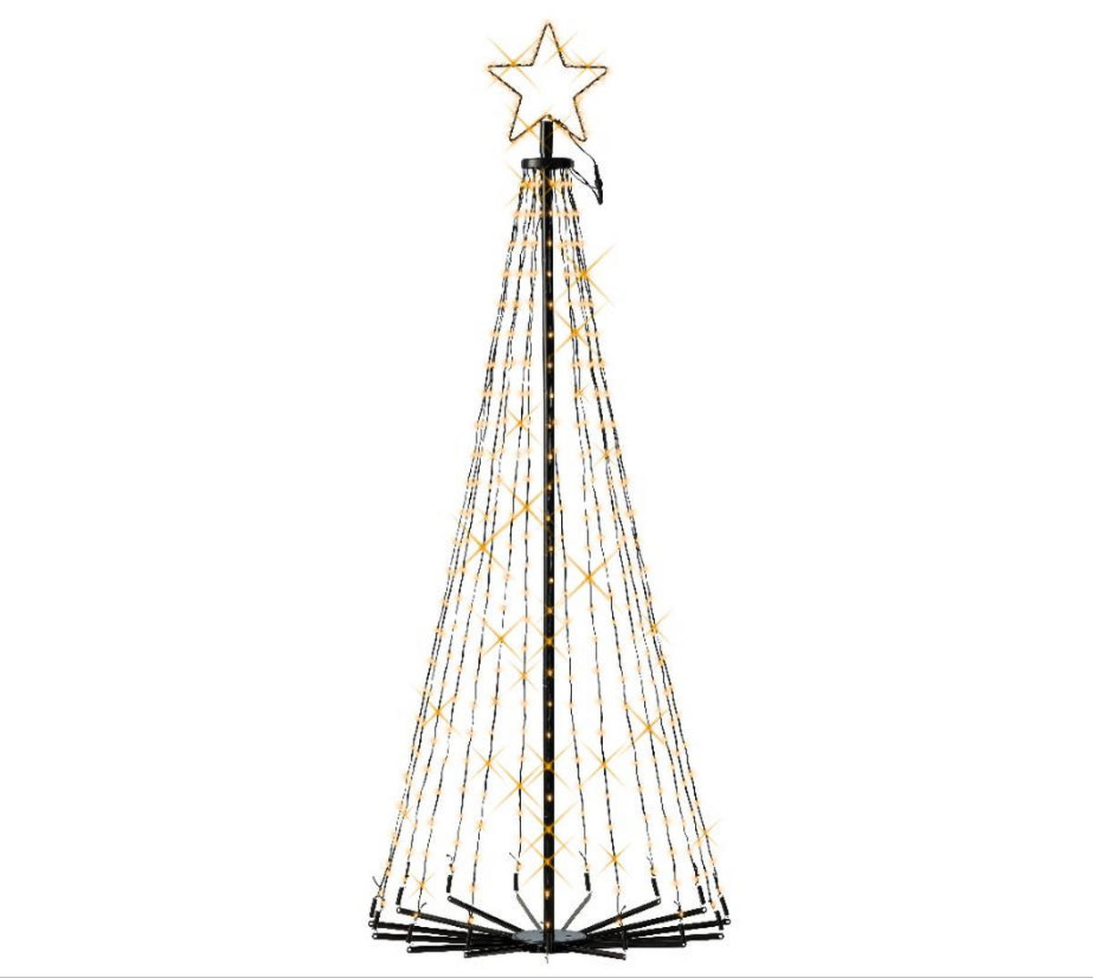 LED-DEKOLEUCHTE - Schwarz, Basics, Kunststoff (80/180cm)