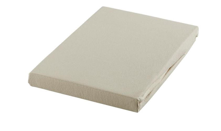 Novel PROSTĚRADLO NA VRCHNÍ MATRACI, žerzej, krémová, 180/200 cm