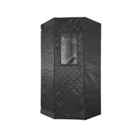 INFRAROTKABINE für 1 Personen  - Schwarz, KONVENTIONELL, Kunststoff (90/190/90cm) - Sanotechnik