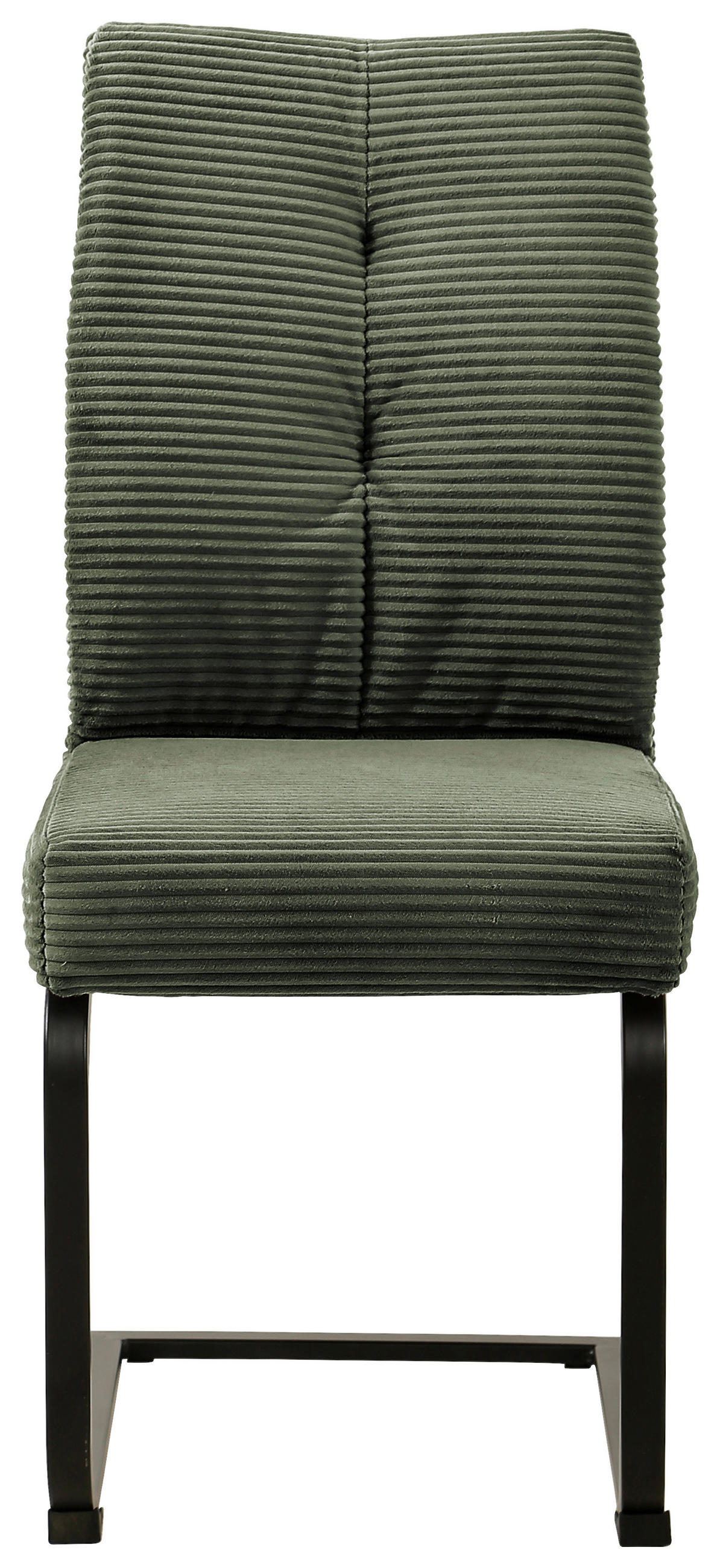 SCHWINGSTUHL  in Eisen Cord  - Schwarz/Grün, Design, Textil/Metall (44/99/62cm) - Carryhome