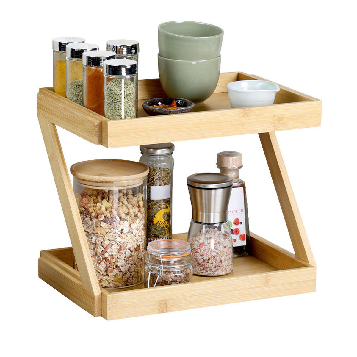 KÜCHENREGAL  in Naturfarben  - Naturfarben, Basics, Naturmaterialien (31cm) - Kesper