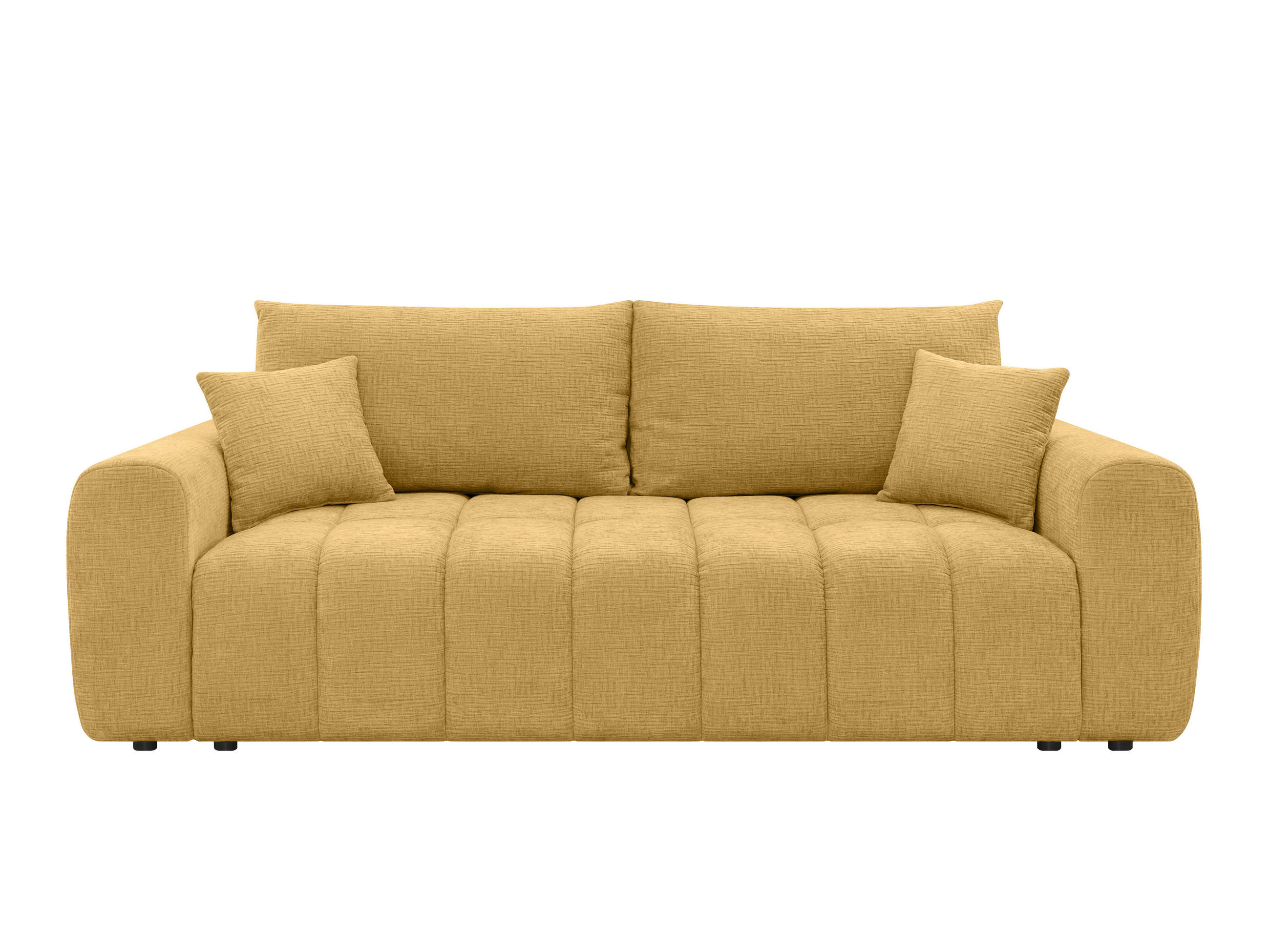 Mid.you Schlafsofa Gelb 241x90x106 cm