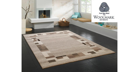 WEBTEPPICH 65/130 cm Naturfarben  - Naturfarben, Basics, Textil (65/130cm) - Novel