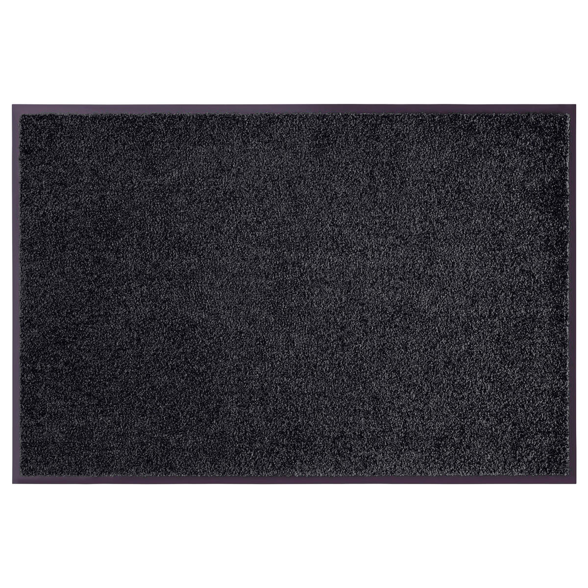 SCHMUTZFANGMATTE  90/150 cm  Schwarz  - Schwarz, Basics, Kunststoff/Textil (90/150cm)