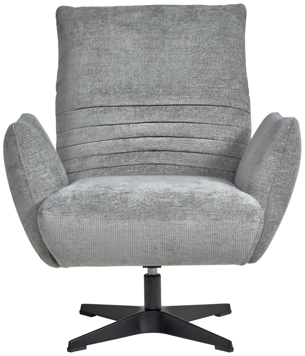 KRESLO, textil, sivá - čierna/sivá, Design, kov/textil (60/94/86cm) - Dieter Knoll