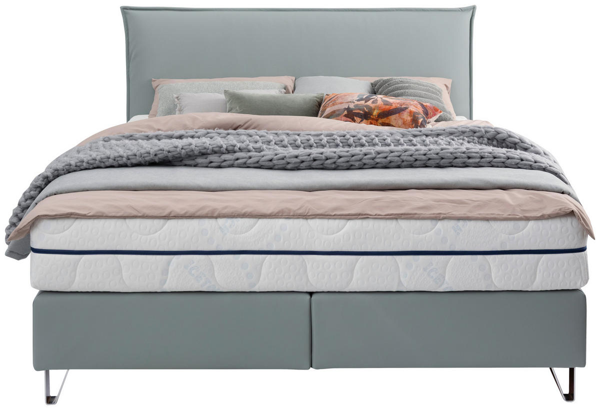 BOXSPRING-ÁGY 180/200 cm  olívazöld  - olívazöld, Basics, textil (180/200cm) - Esposa