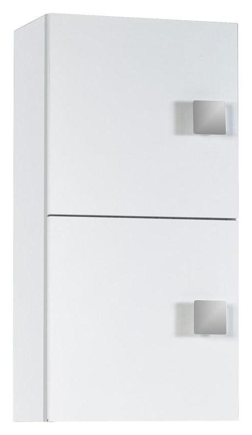 HÄNGESCHRANK 33,0/65,0/20,0 cm  - Chromfarben/Weiß, MODERN, Holzwerkstoff/Metall (33,0/65,0/20,0cm) - MID.YOU