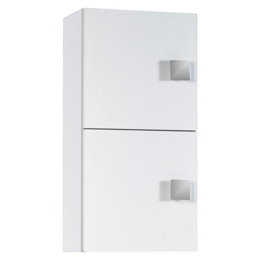 Hängeschrank Mit 2 Türen Quadra B: 33 cm Weiß